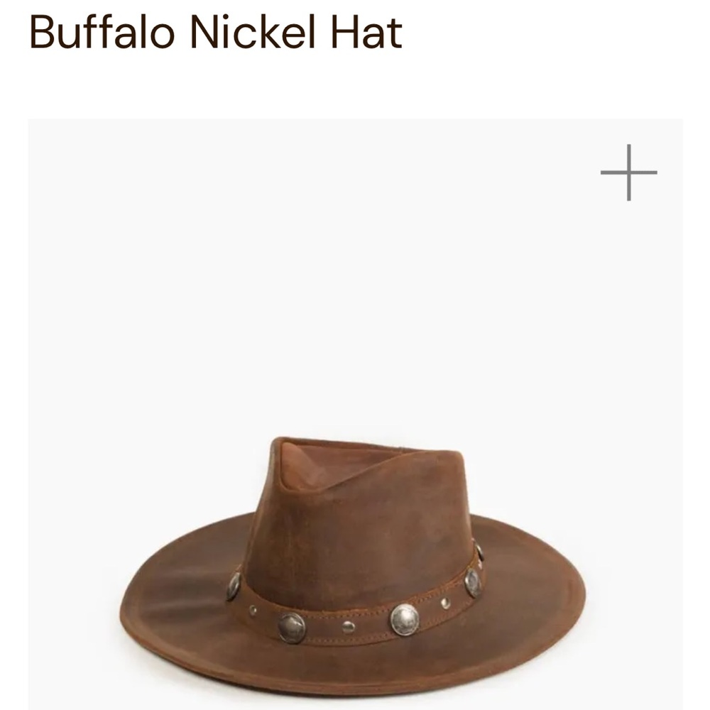 Genuine leather hat